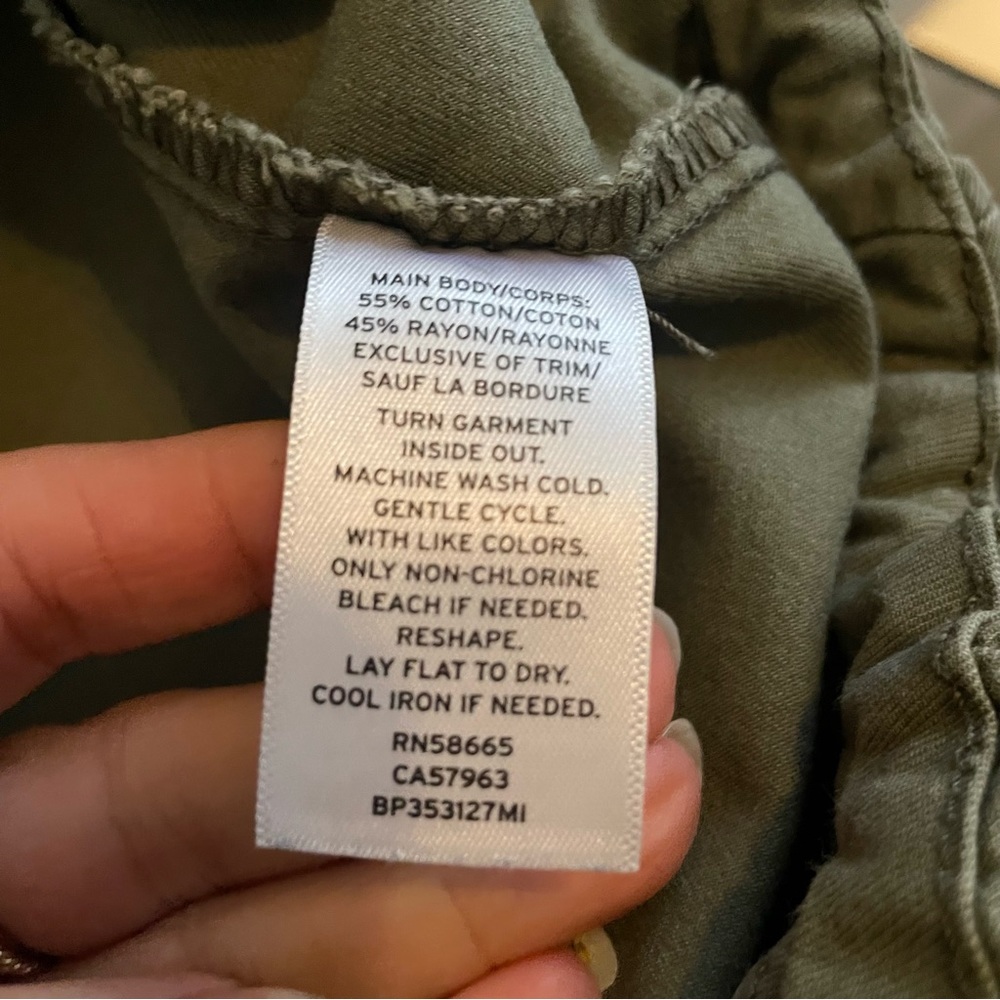 BP Nordstrom oversized olive green utility jacket XS. Great Condition - Picture 8 of 9